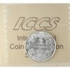 1934 Canada 25-cents ICCS Certified AU50