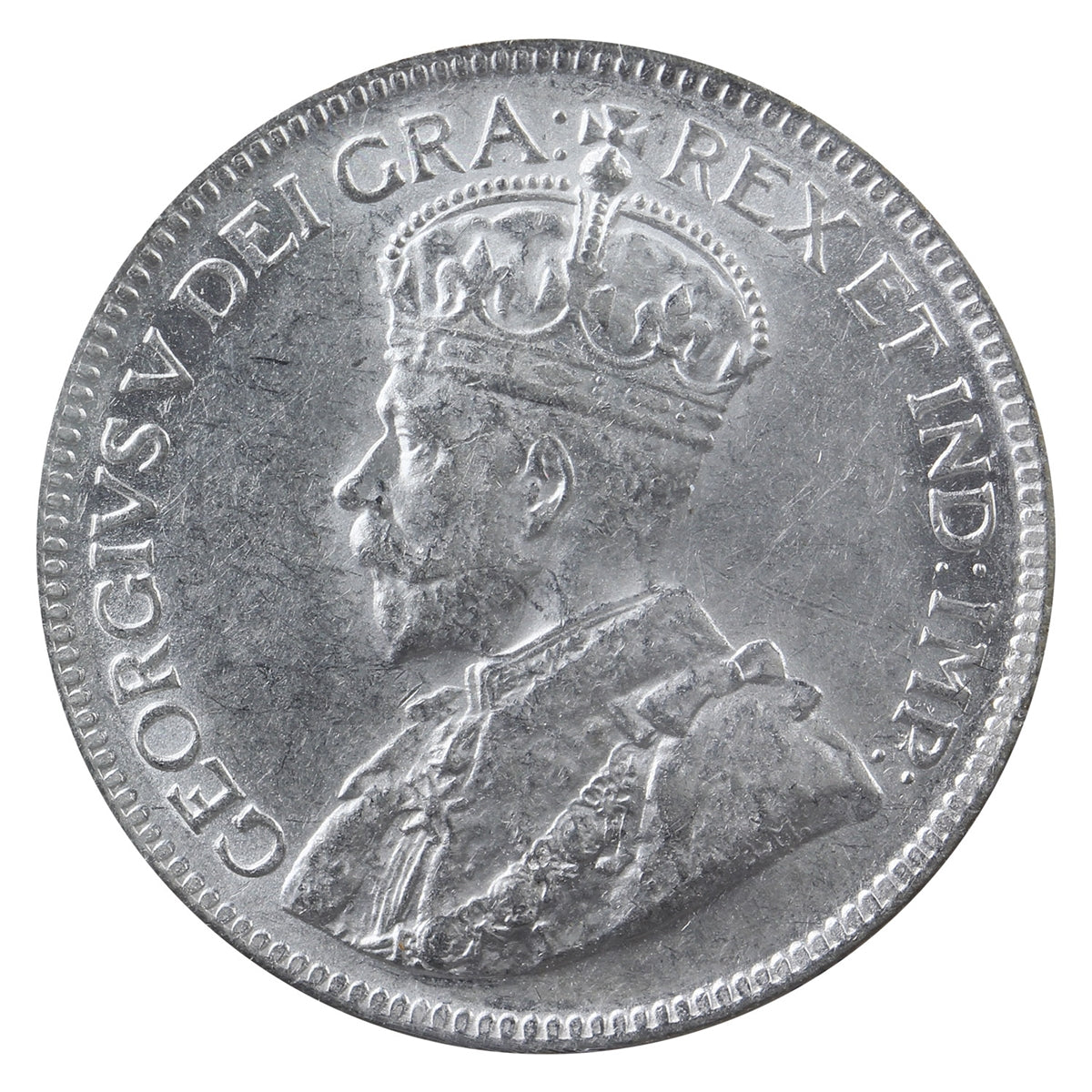1934 Canada 25-cents ICCS Certified AU50