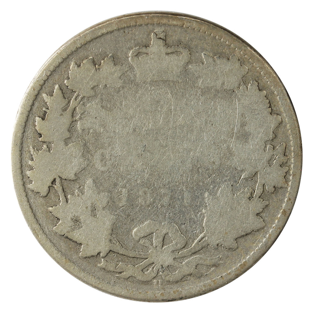 1871H Obv. 2 Canada 25-cents Filler