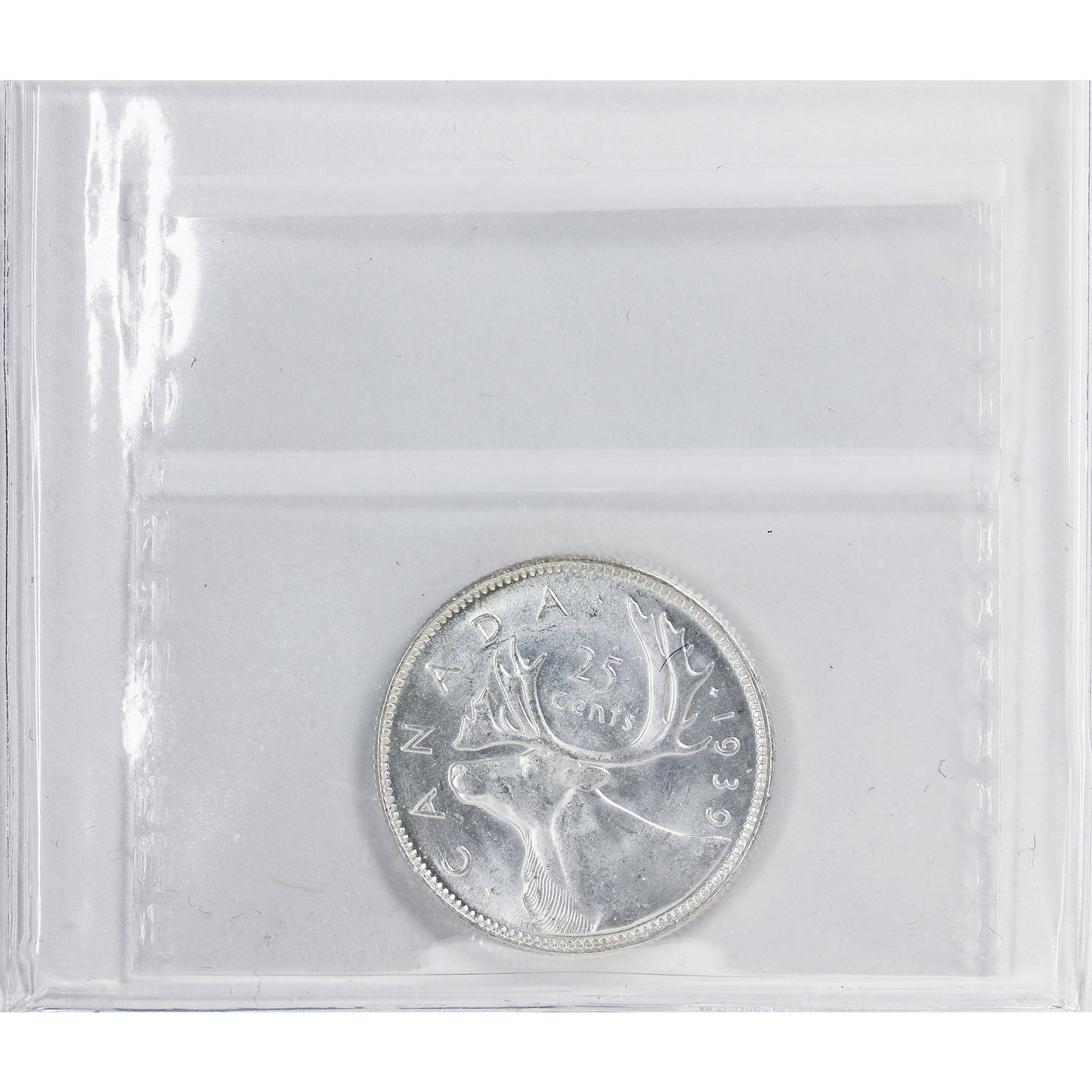 1939 Canada 25-cents ICCS Certified MS64 (XXR 614)