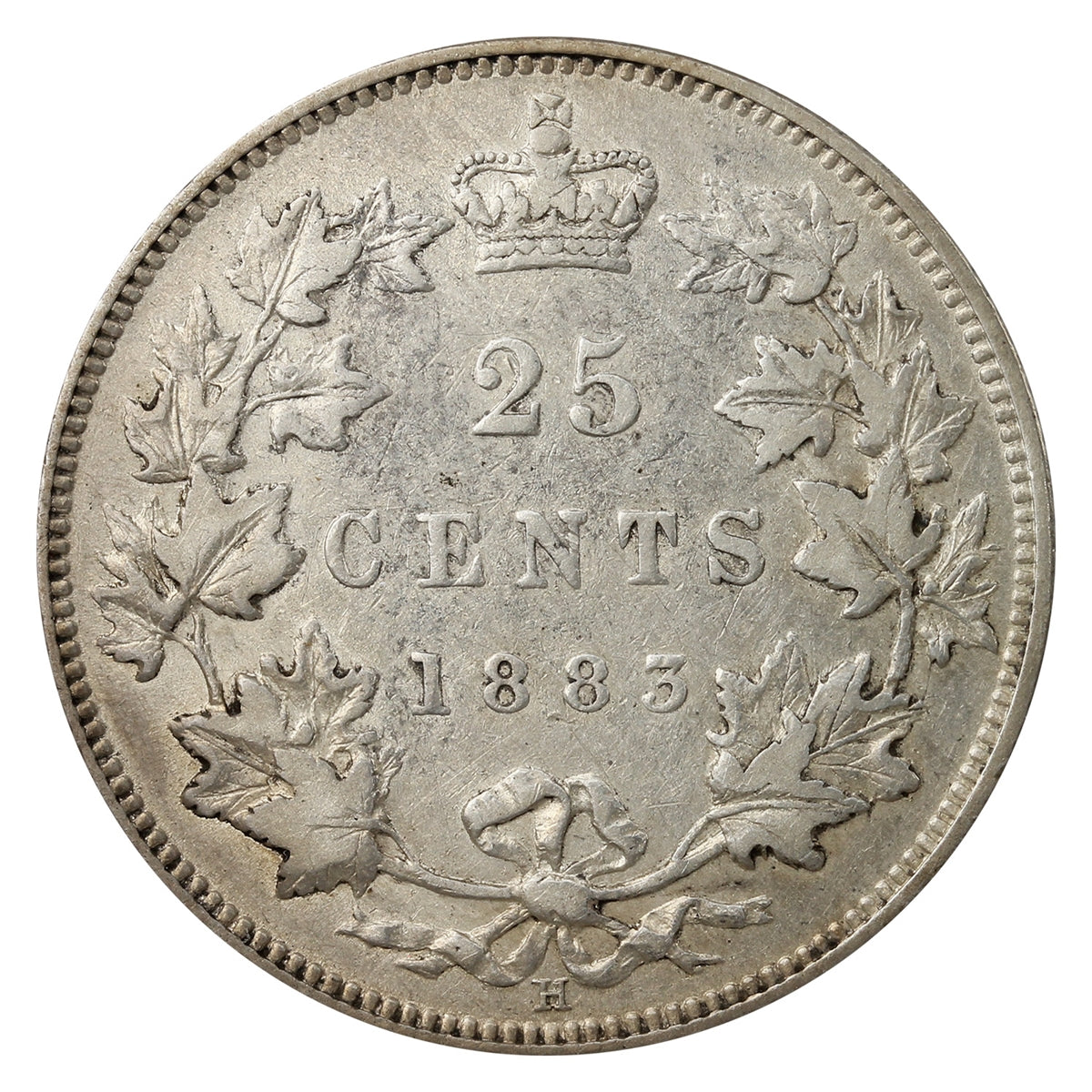 1883H Canada 25-cents VF-EF (VF30) $