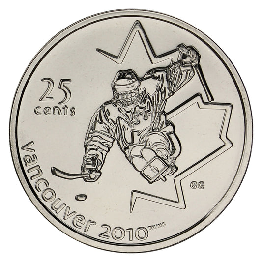 2009 Sledge Hockey Canada 25-cents Proof Like