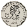 2009 Sledge Hockey Canada 25-cents Proof Like