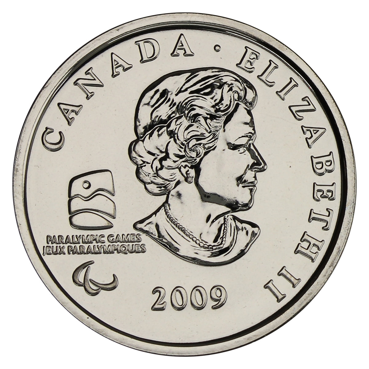 2009 Sledge Hockey Canada 25-cents Proof Like