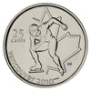 2009 Speed Skating Canada 25-cents Proof Like