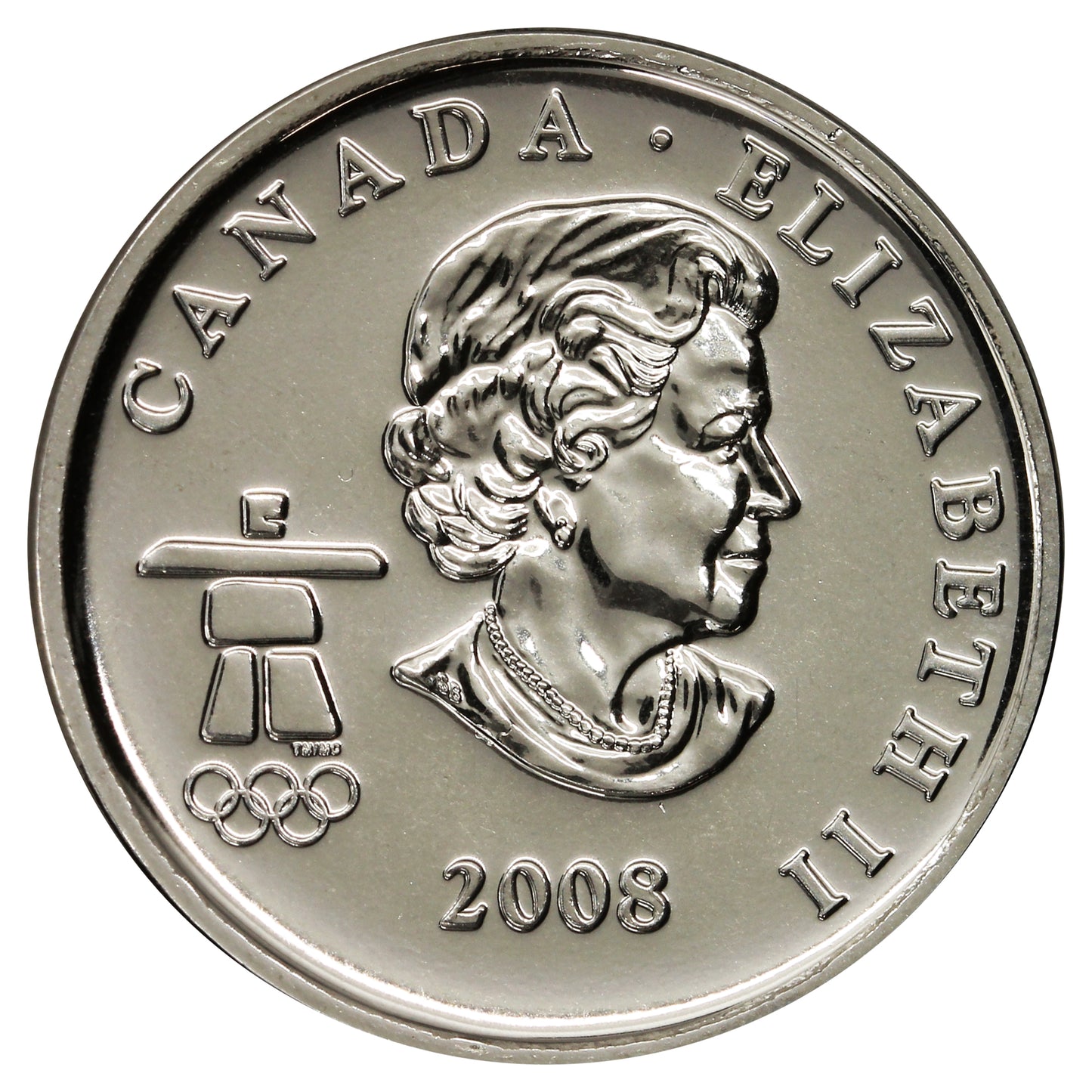 2008 Figure Skating Canada 25-cents Proof Like