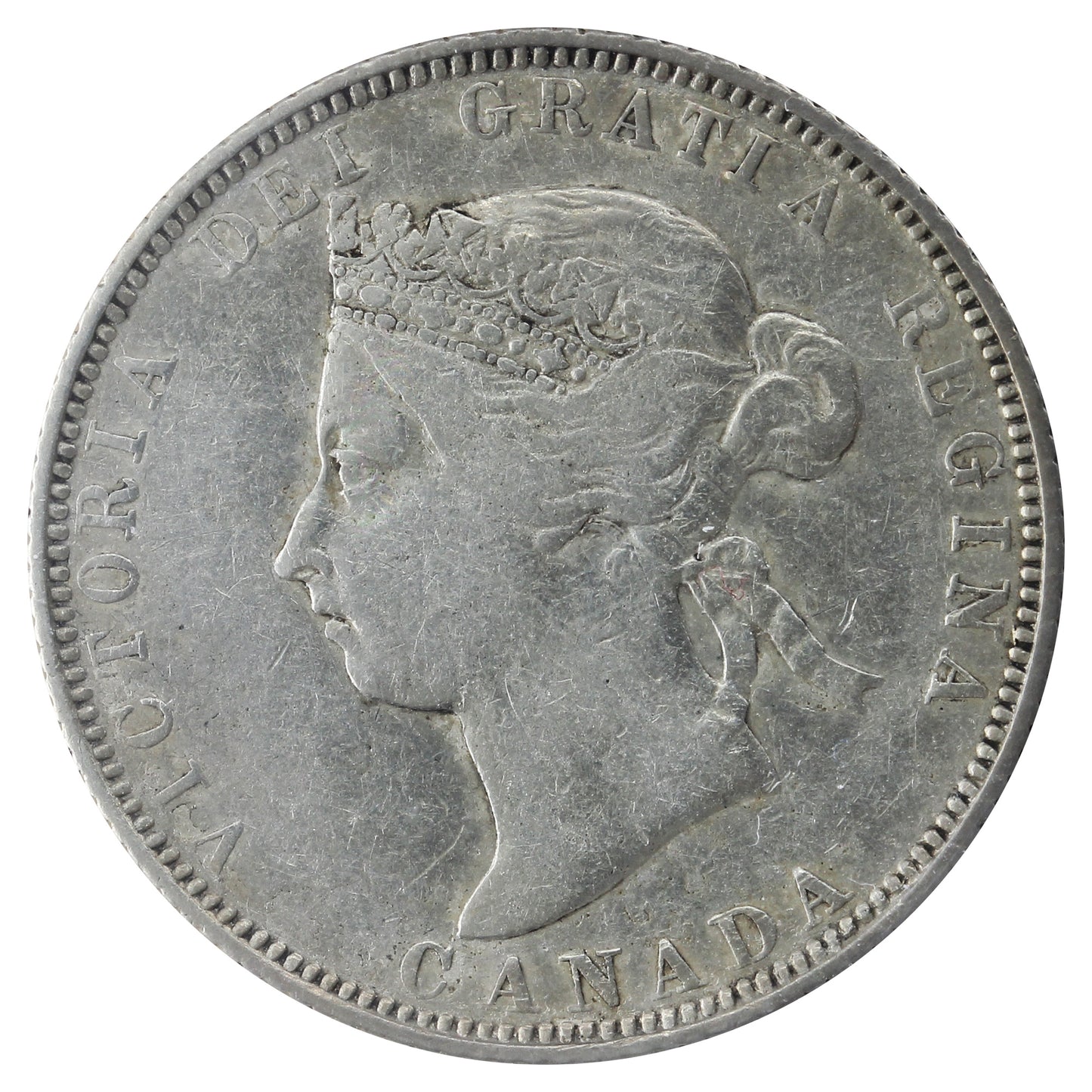 1886 6/6, Obv. 4, SBE Canada 25-cents ICCS Certified VF20