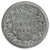 1891 Canada 25-cents ICCS Certified F12