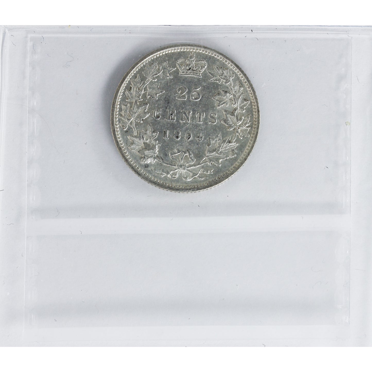 1894 Canada 25-cents ICCS Certified EF40