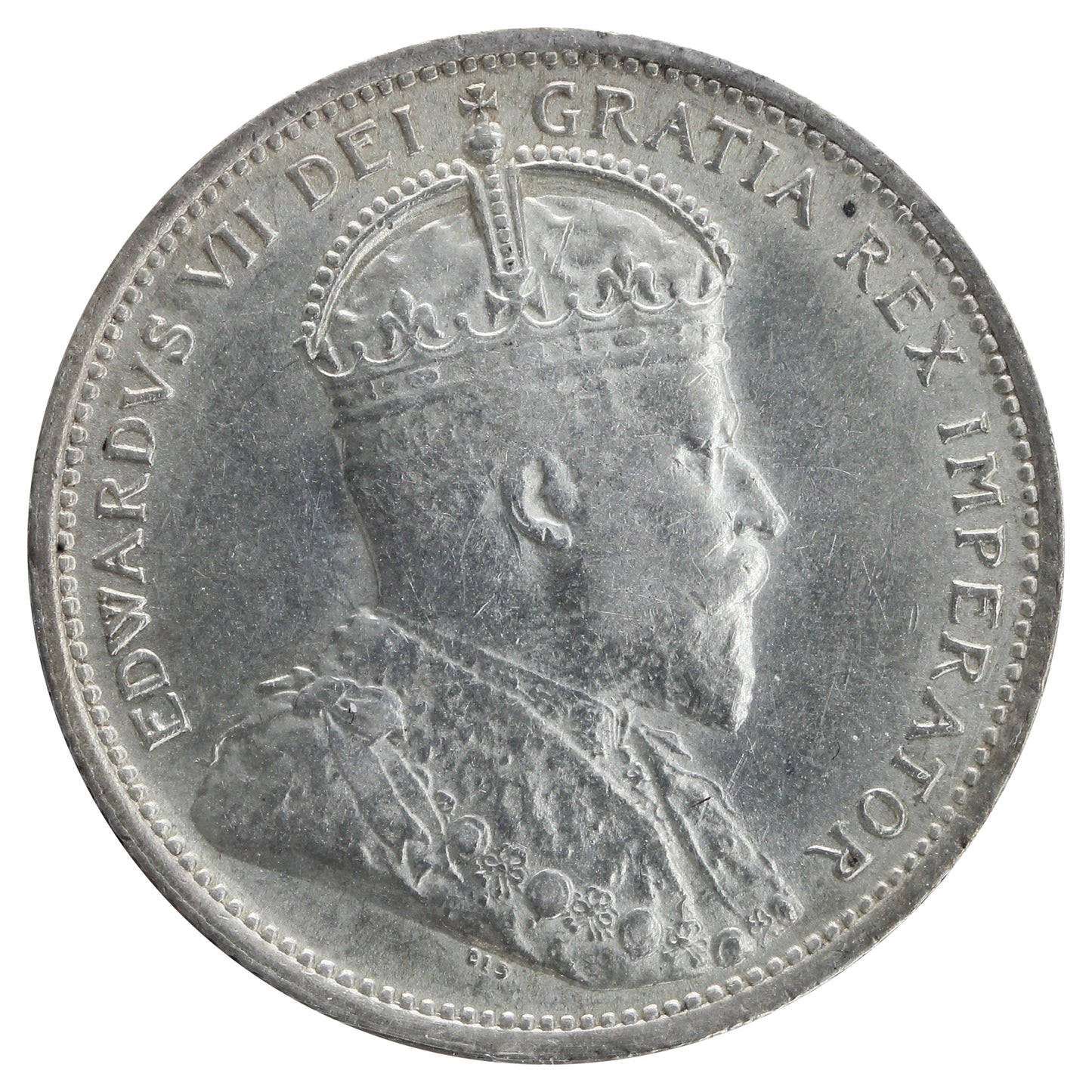 1903 Canada 25-cents ICCS Certified AU50