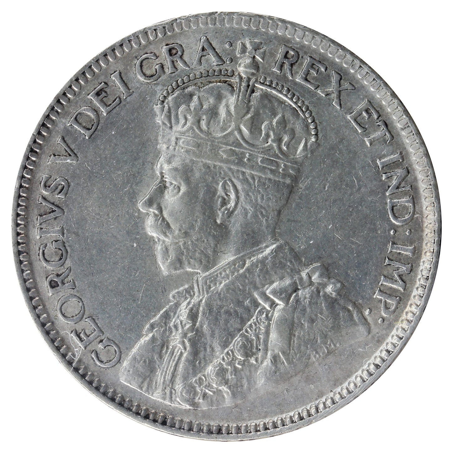 1920 Canada 25-cents ICCS Certified EF45