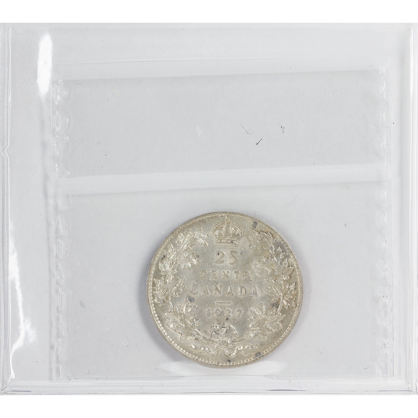 1927 Canada 25-cents ICCS Certified VF30