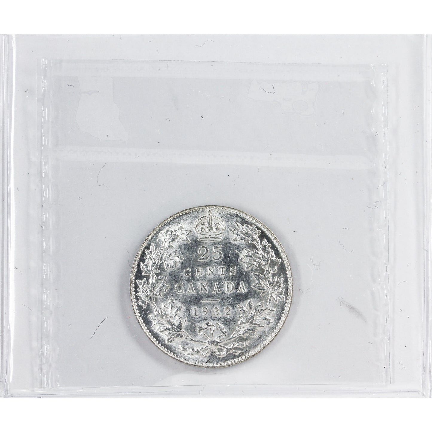1932 Canada 25-cents ICCS Certified EF45