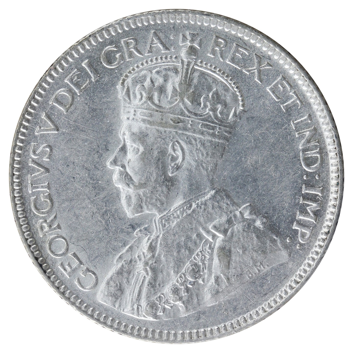 1933 Canada 25-cents ICCS Certified AU58
