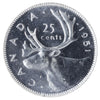 1951 Low Relief Canada 25-cents ICCS Certified PL64