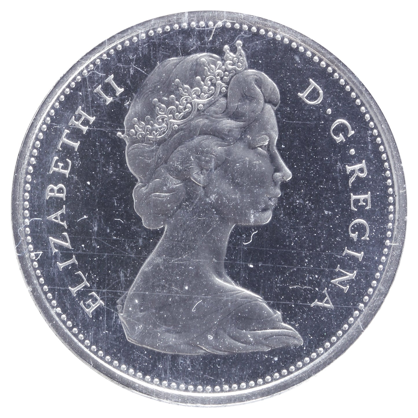 1969 Canada 25-cents ICCS Certified PL66 Ultra Heavy Cameo