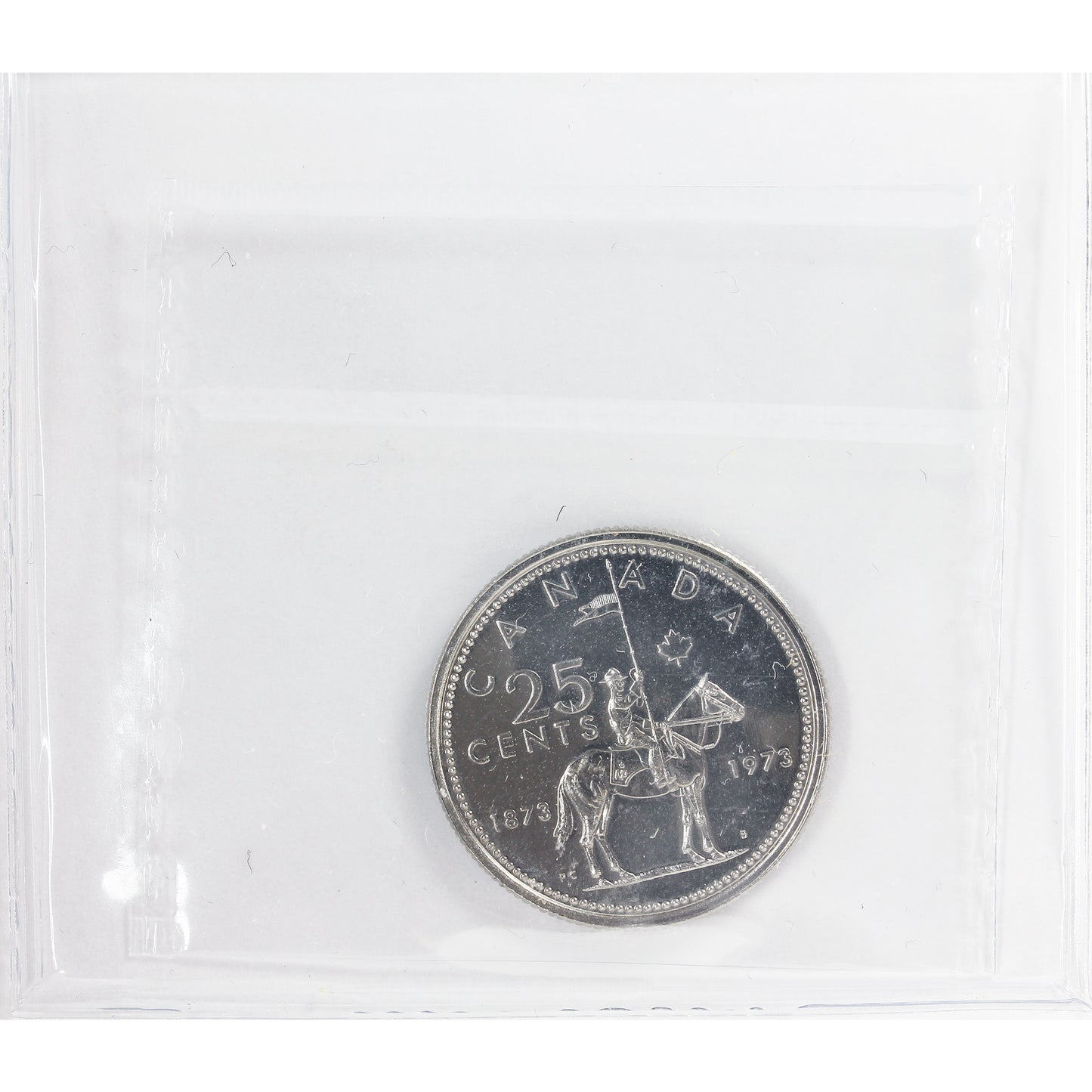 1973 Large Bust Canada 25-cents ICCS Certified PL65
