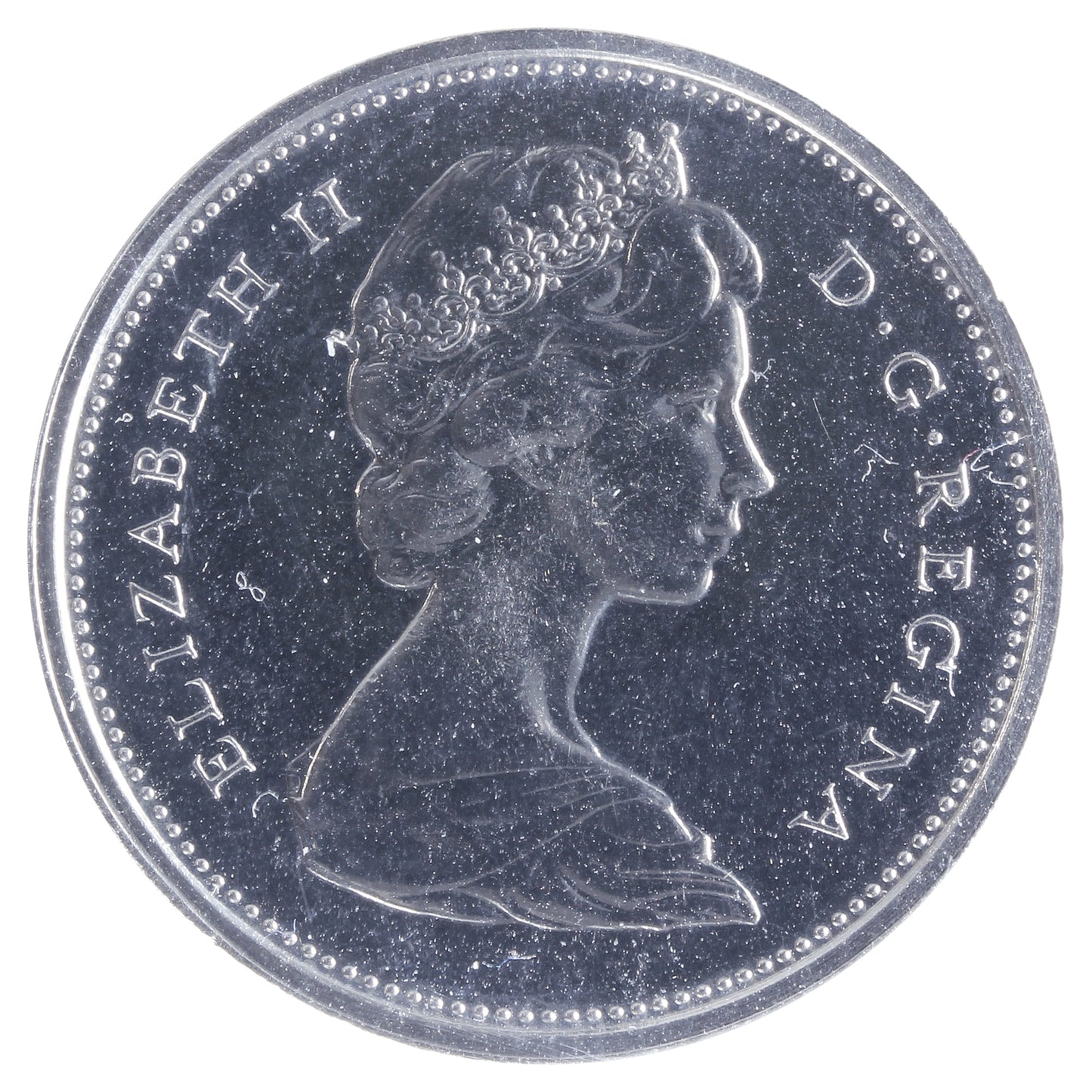 1973 Large Bust Canada 25-cents ICCS Certified PL65