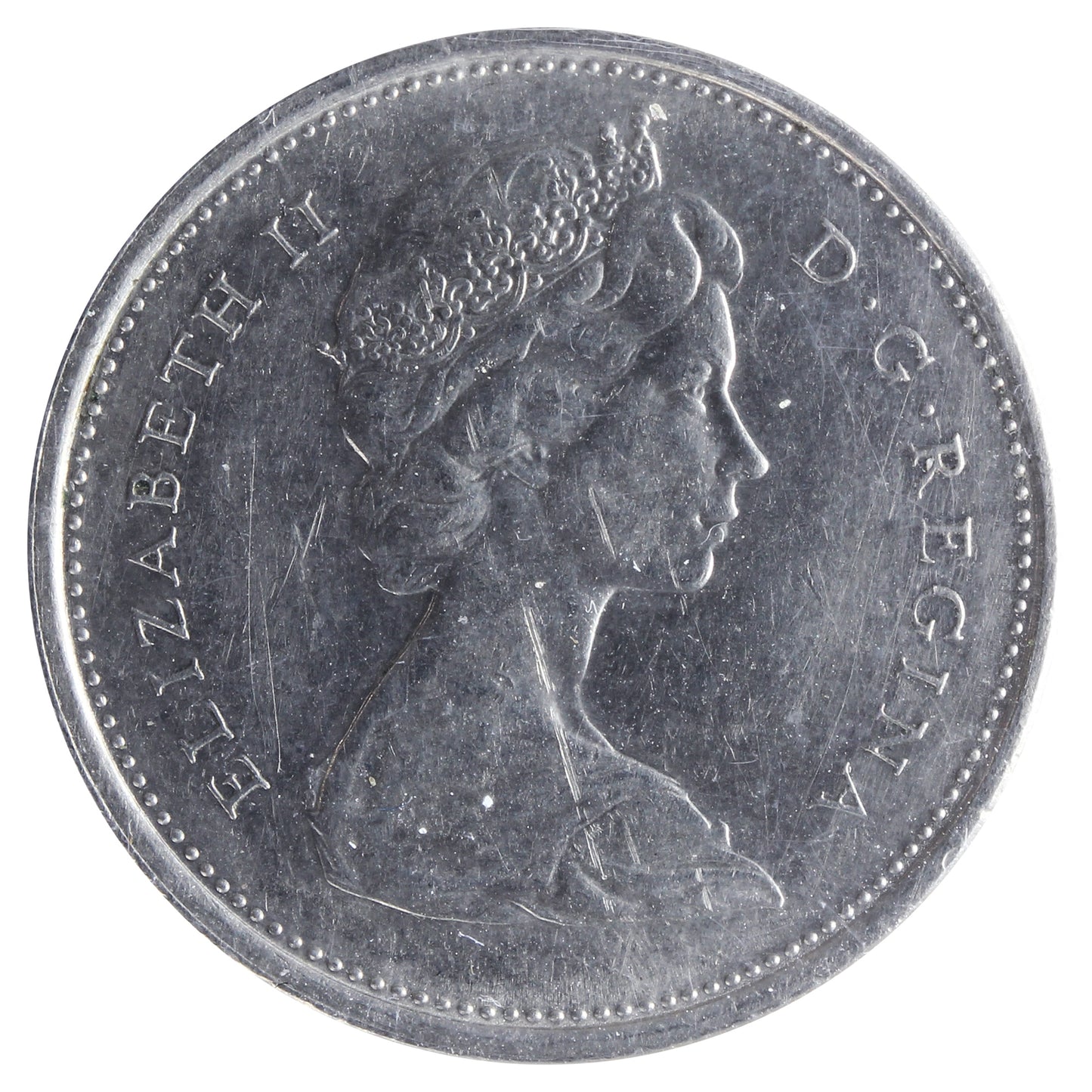 1973 Large Bust Canada 25-cents ICCS Certified EF40