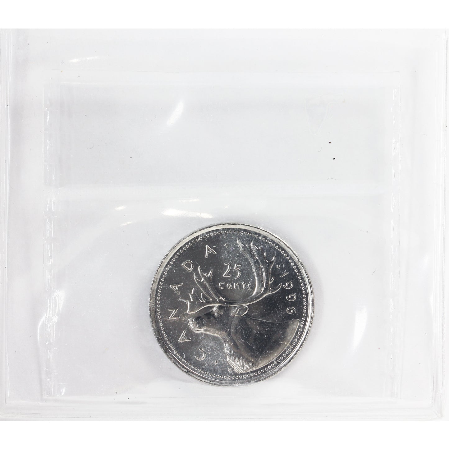 1996 Canada 25-cents ICCS Certified MS66