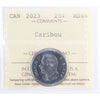 2023 Caribou Canada 25-cents ICCS Certified MS66