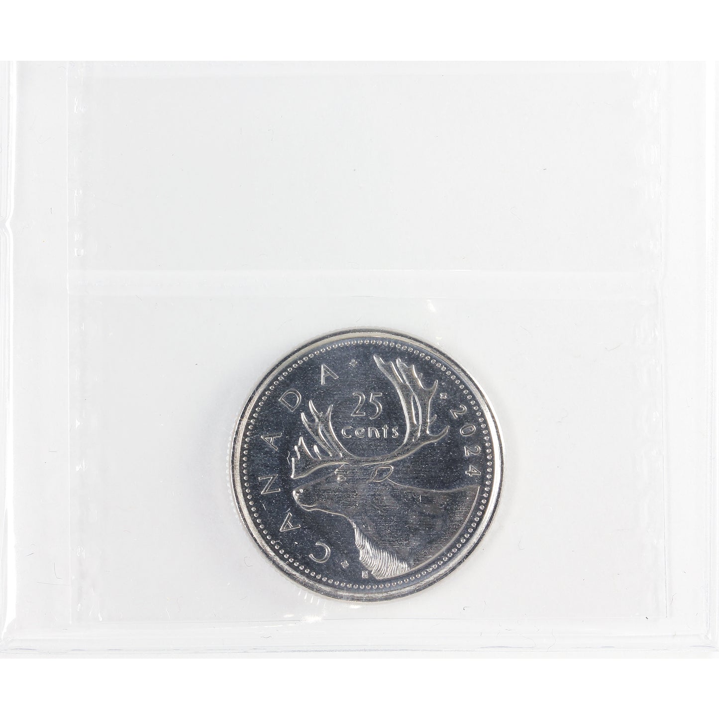 2024 Caribou Canada 25-cents ICCS Certified MS65