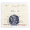 2024 Caribou Canada 25-cents ICCS Certified MS64