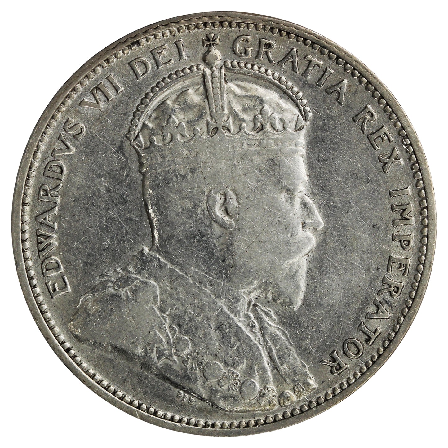 1908 Canada 25-cents VF-EF (VF30) $