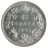 1881H Canada 25-cents ICCS Certified EF-45