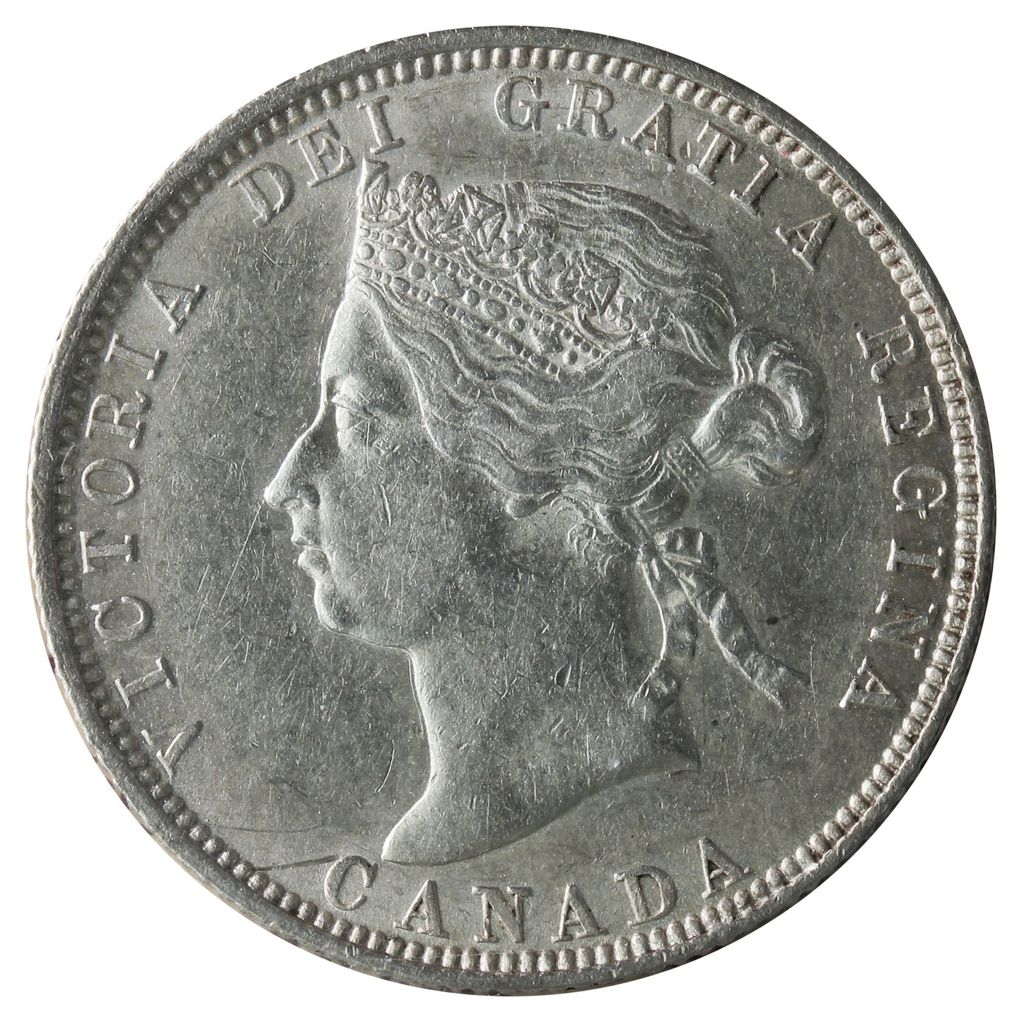 1882H Canada 25-cents ICCS Certified EF40
