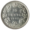 1901 Canada 25-cents ICCS Certified AU55