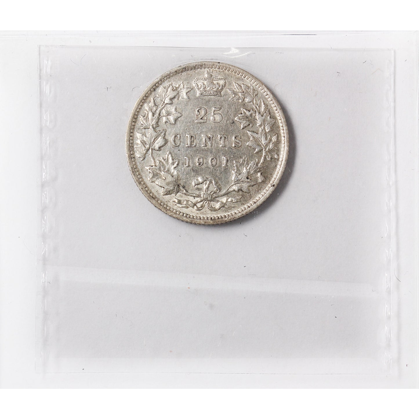 1901 Canada 25-cents ICCS Certified VF30