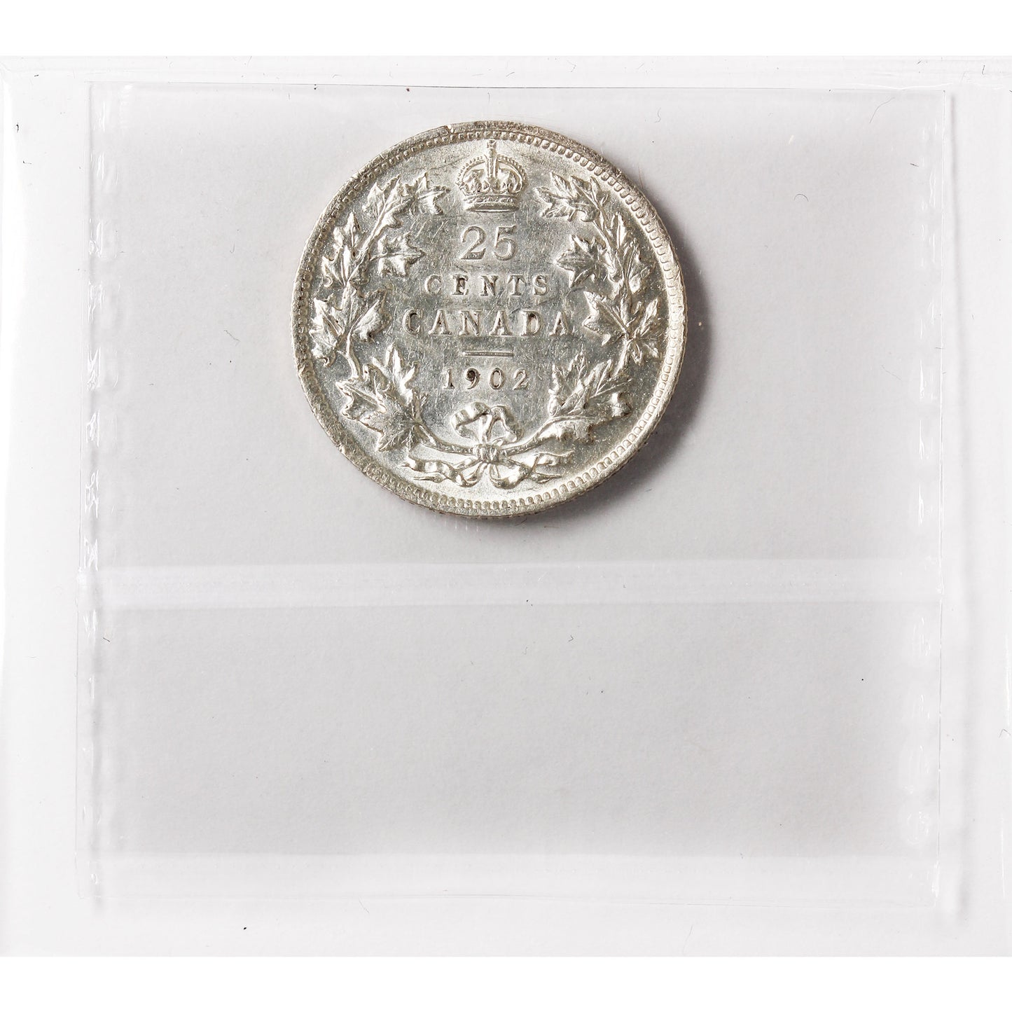 1902 Canada 25-cents ICCS Certified EF45