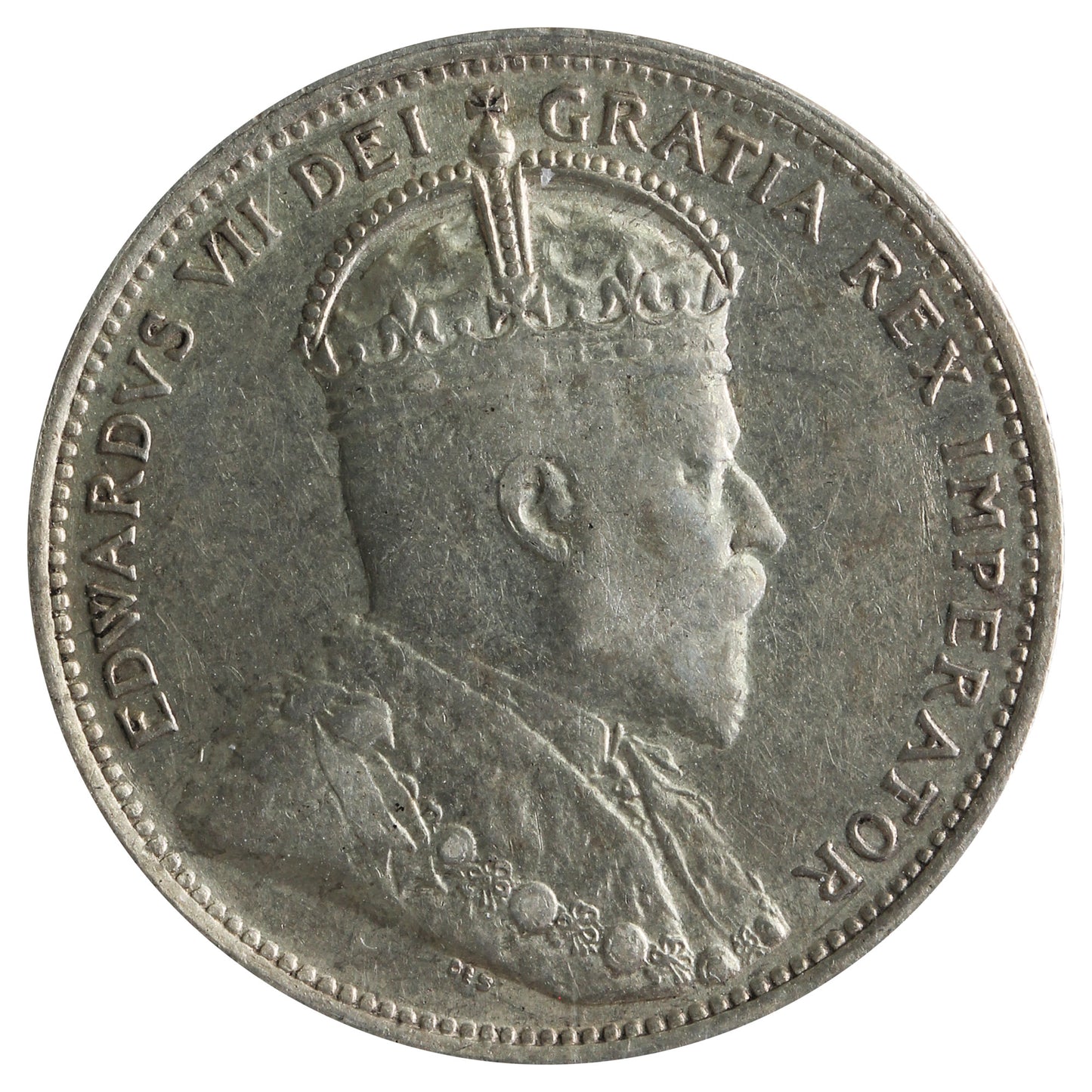 1904 Canada 25-cents ICCS Certified EF45