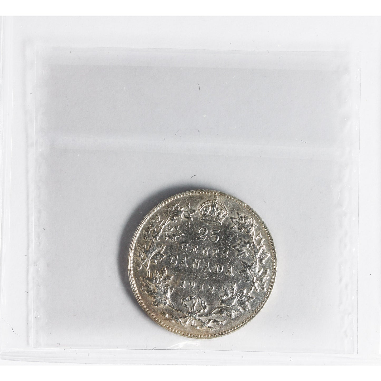 1912 Canada 25-cents ICCS Certified VF30