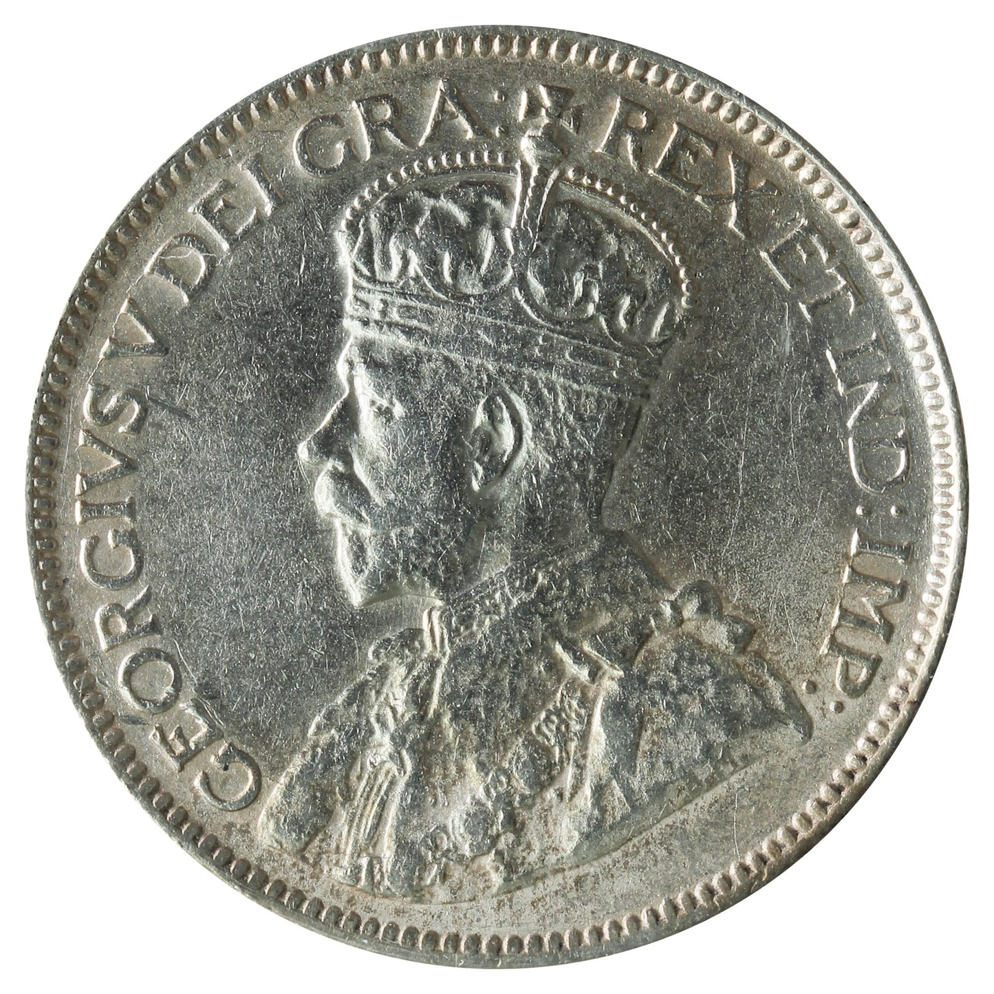 1912 Canada 25-cents ICCS Certified VF30