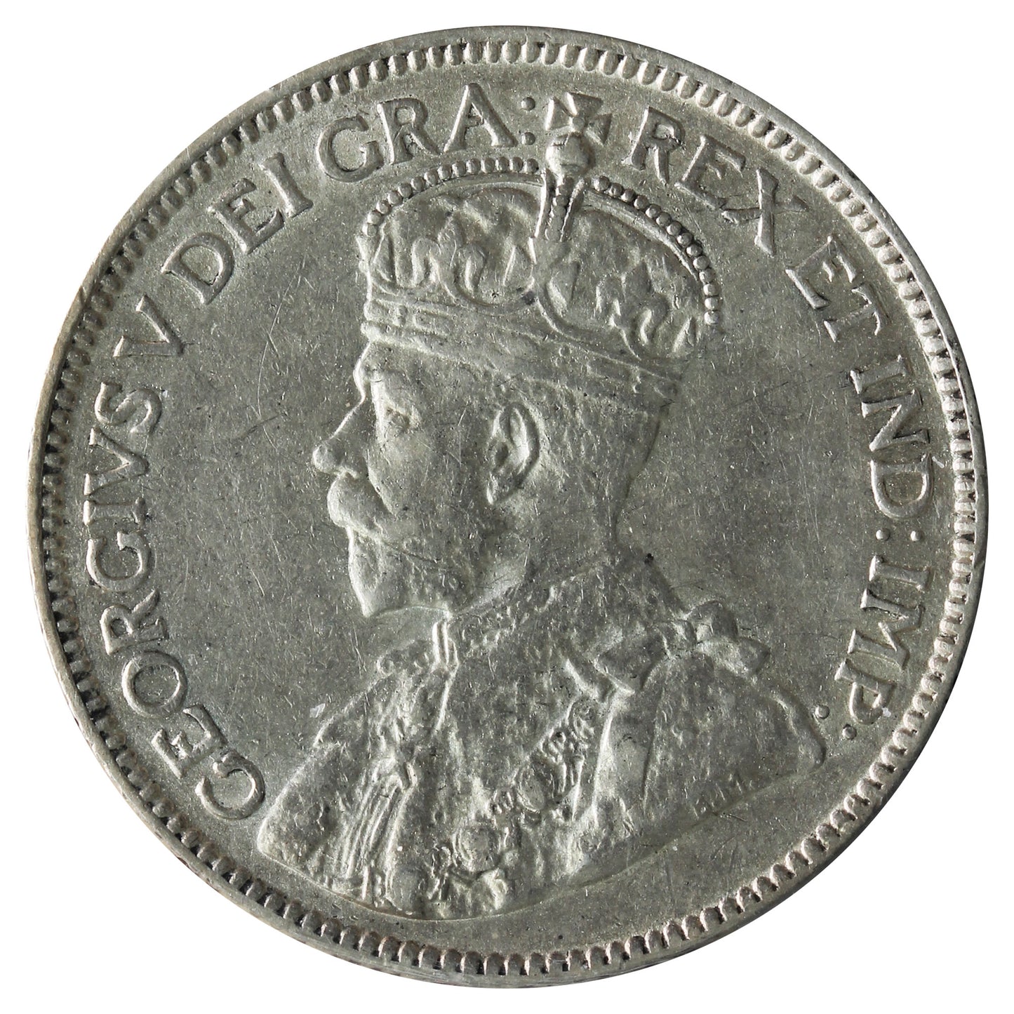 1914 Canada 25-cents ICCS Certified EF40