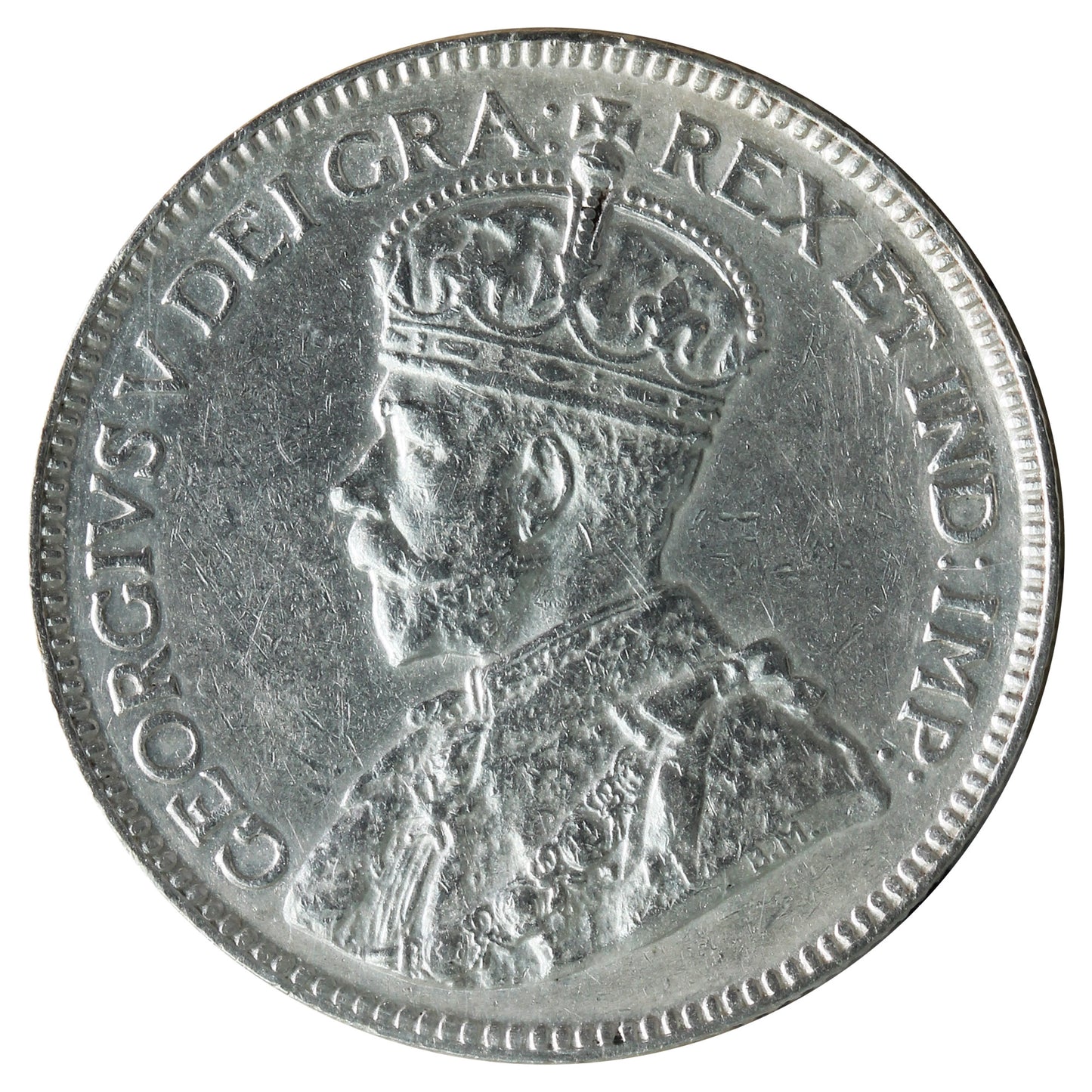 1915 Canada 25-cents ICCS Certified VF30