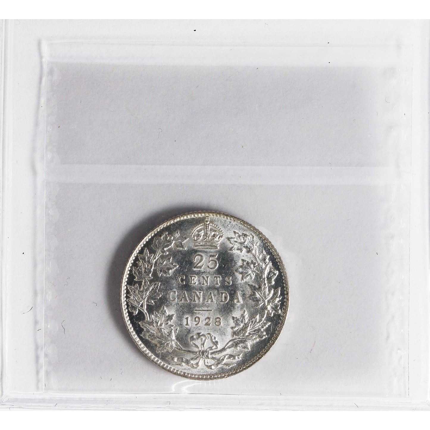 1928 Canada 25-cents ICCS Certified MS60 (XHT 103)