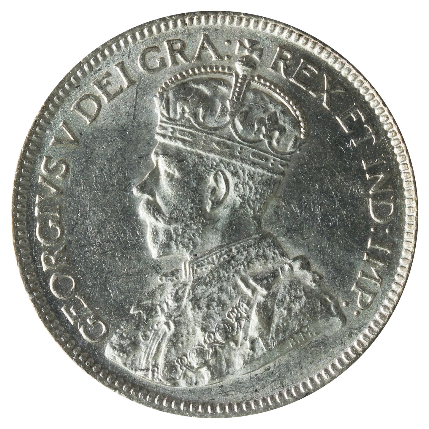 1929 Canada 25-cents ICCS Certified MS60