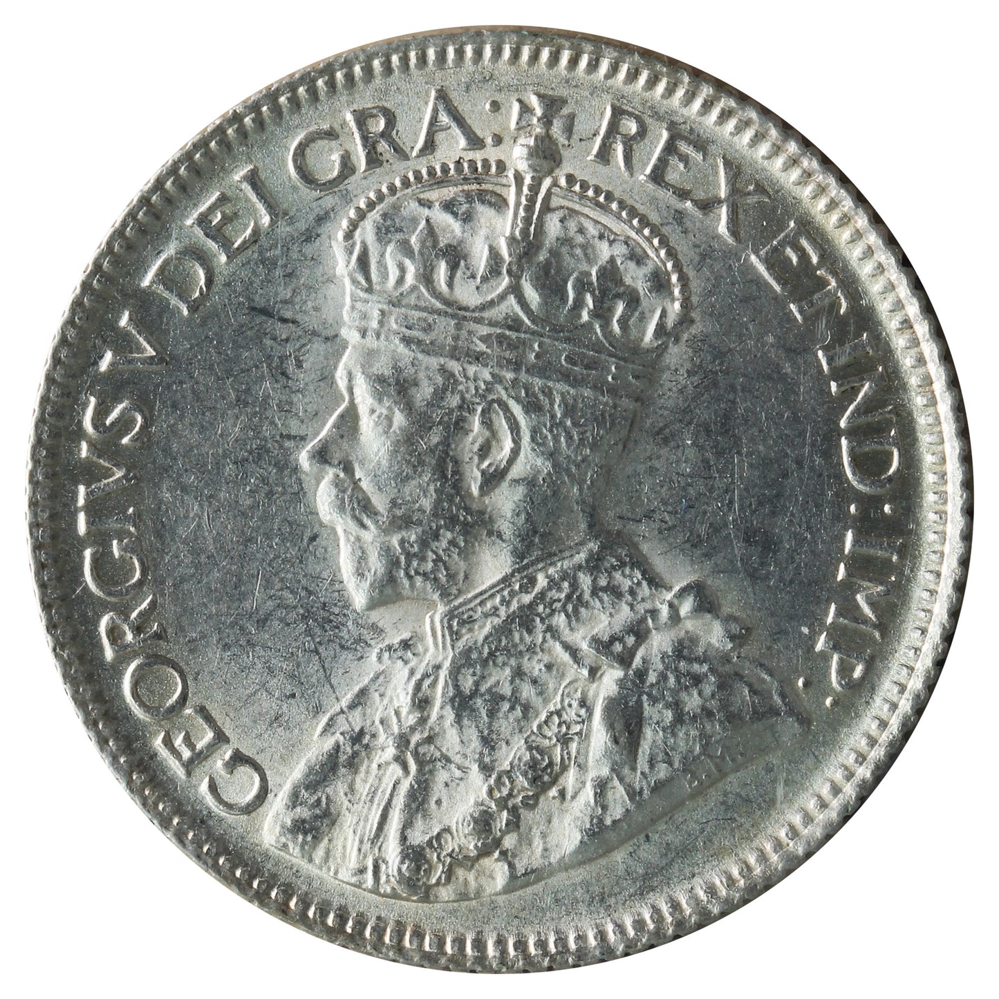 1936 Dot Canada 25-cents ICCS Certified AU55