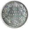 1936 Dot Canada 25-cents ICCS Certified AU55
