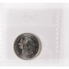 1992 NB Upset Dies 180 Degrees Canada 25-cents ICCS Certified MS64