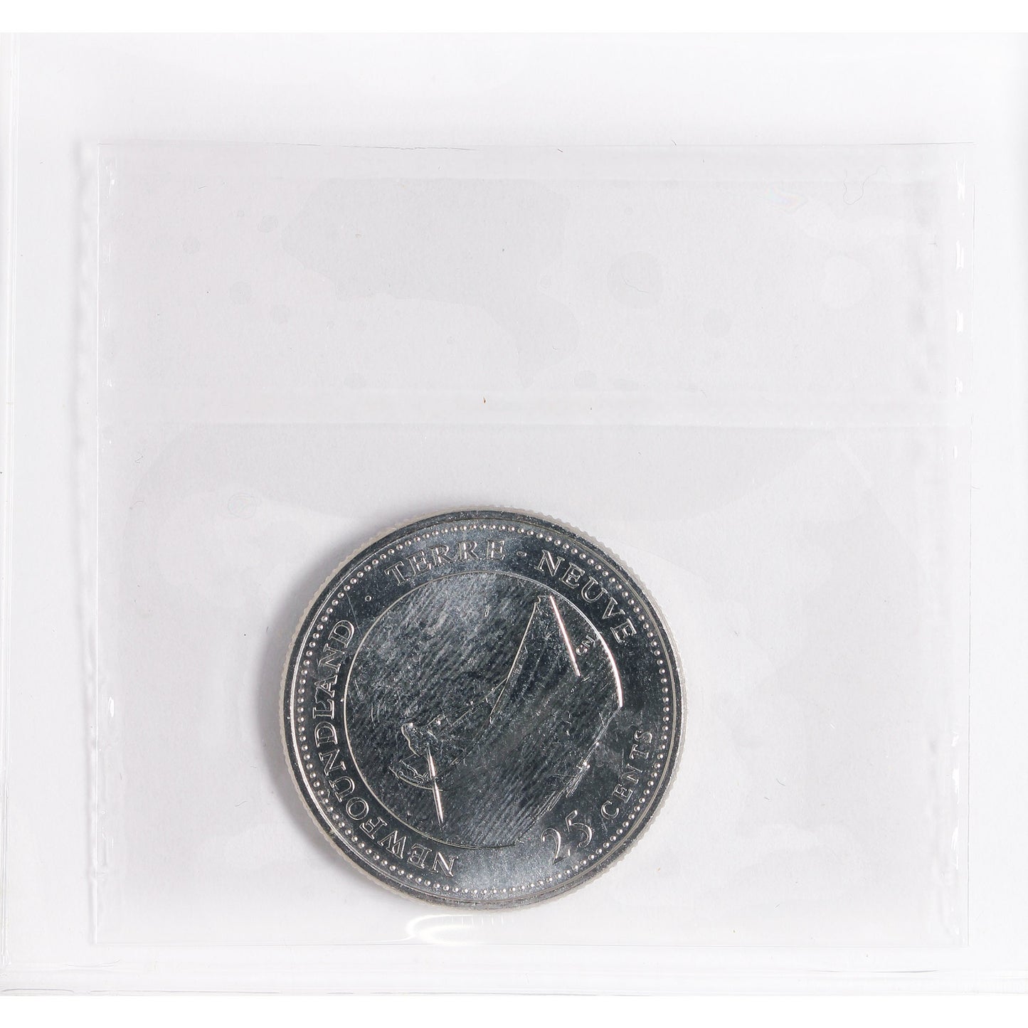 1992 Newfoundland Canada 25-cents ICCS Certified MS64