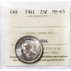 1941 Canada 25-cents ICCS Certified MS65 (XXC 994)