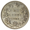 1886 Normal 6 Obv. 5 SBE Canada 25-cents Extra Fine (EF-40) $