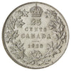 1928 Canada 25-cents Almost Uncirculated (AU-50) $