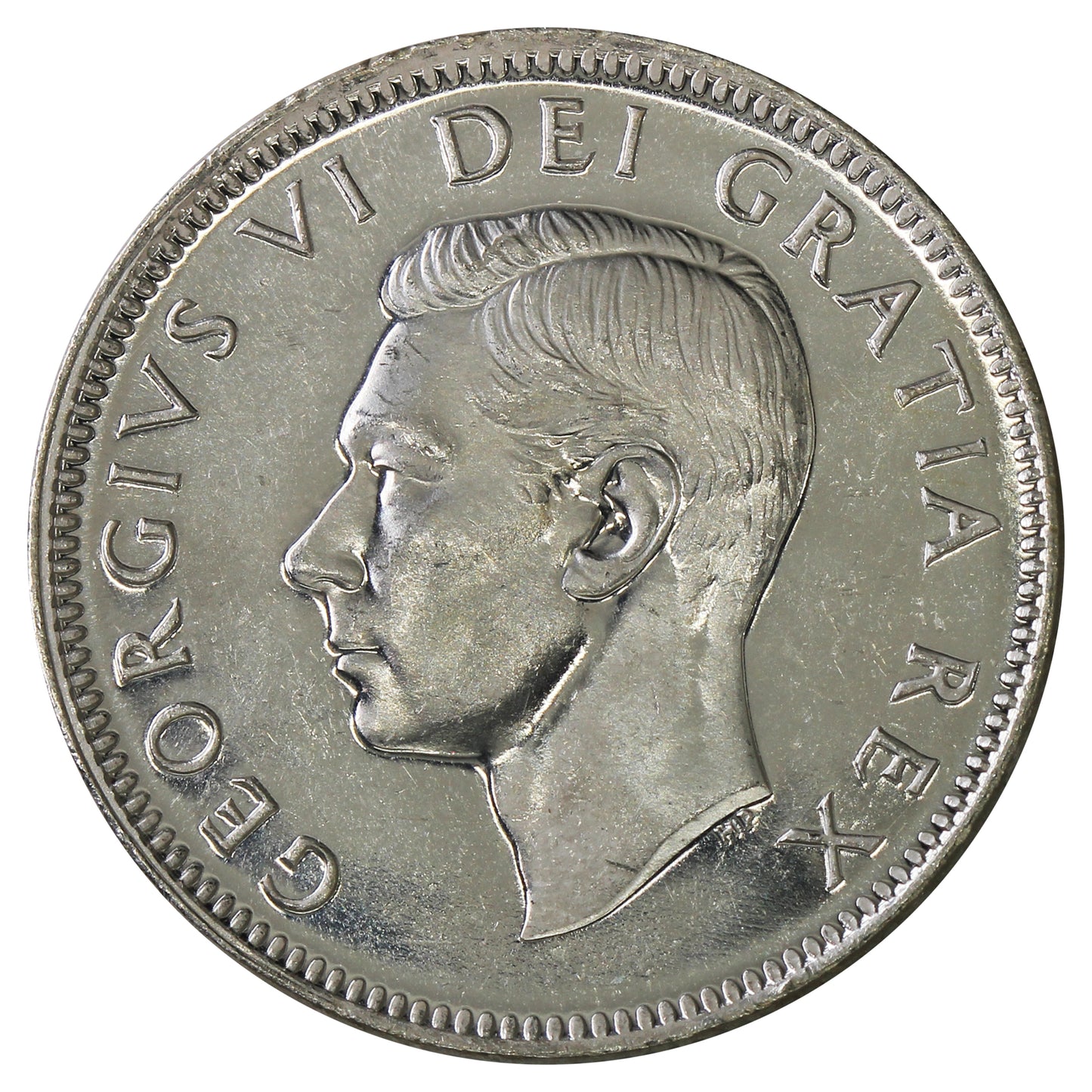 1950 Canada 25-cents Brilliant Uncirculated (MS63) Cameo