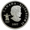 2007 Alpine Skiing Canada 25-cents Silver Proof