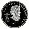 2007 Biathlon Canada 25-cents Silver Proof